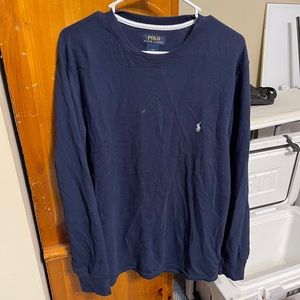 Long sleeve polo shirt